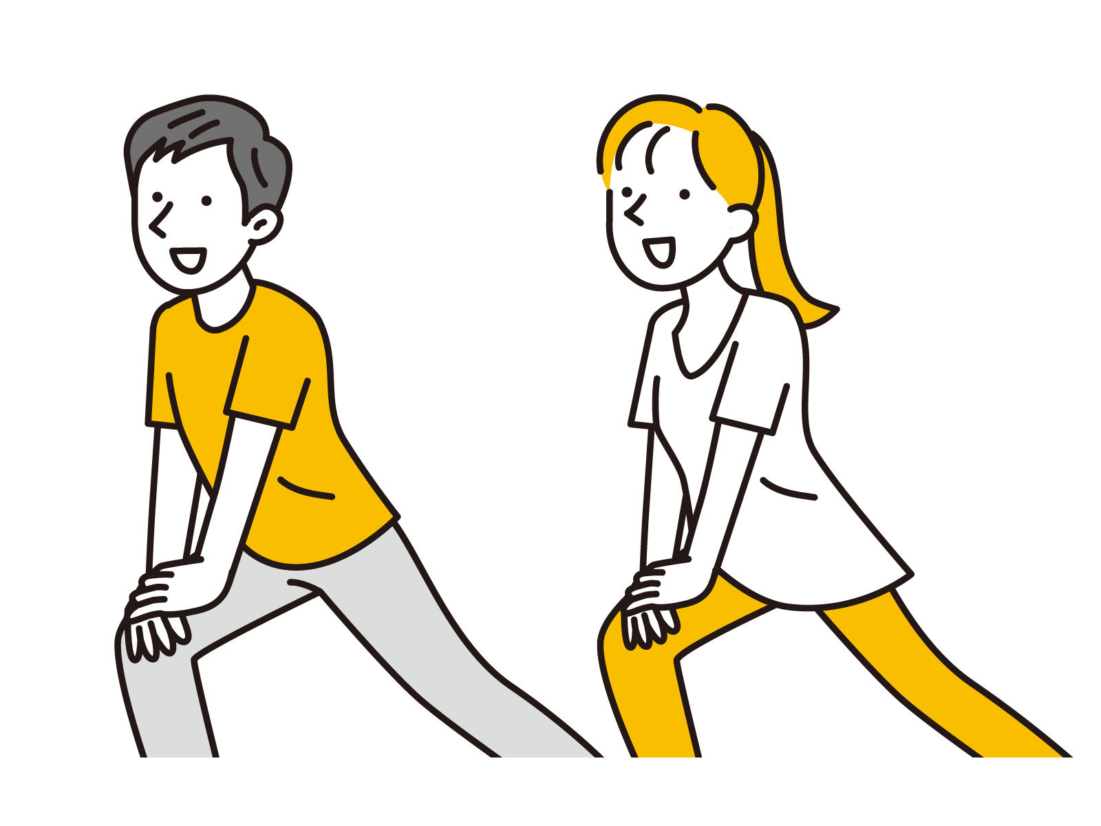 ストレッチ イラスト